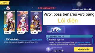 Honkai impact. Dã boss benares bằng lôi nguyên tố, chúc mọi người lên vực