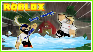 OH NO,, KEBANJIRAN DI BROOKHAVEN !!! ROBLOX MIKOCIL