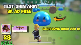 SASAGE MAN - TEST SKIN AKM VÀ ÁO FREE CỰC XỊN - AK X6 28 KILL | CÁCH DÙNG BOBO 200 IQ