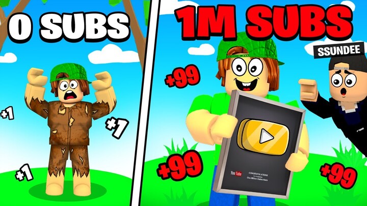 Getting 4,232,232 YouTube Subscribers in Roblox!