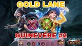 GUINEVERE #2 | GOLD LANE  | TOP GLOBAL GUINEVERE  MOBILE LEGENDS