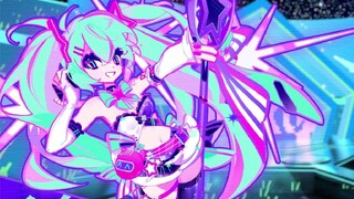 Nhân vật mới Hatsune Miku xuất hiện. Những người hâm mộ muốn bắt tay được yêu cầu xếp thành hai hàng