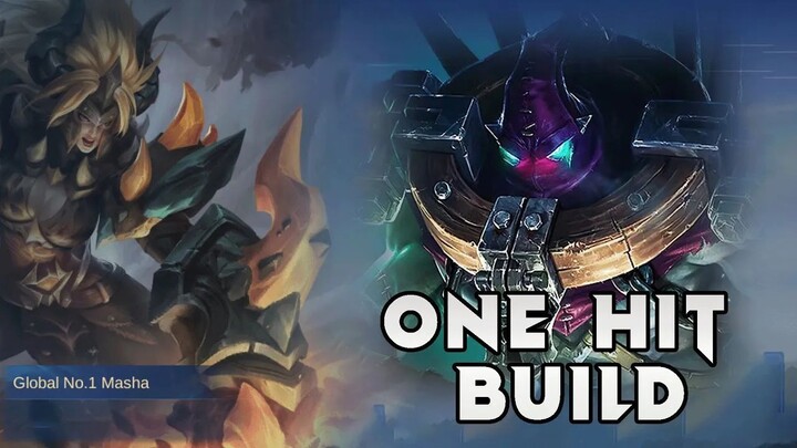 MASTER THIS MASHA BEST ONE HIT BUILD! GOD MODE ACTIVATED IN RANK MATCH! HAHAHA