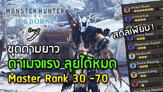 ชุดดาบยาวดาเมจแรง หลังจบเนื้อเรื่อง MR 30-70 - Monster Hunter World: Iceborne