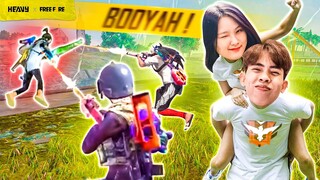 Đi rank 3 vs 4 gánh người mới lấy Booyah | HEAVY Free Fire