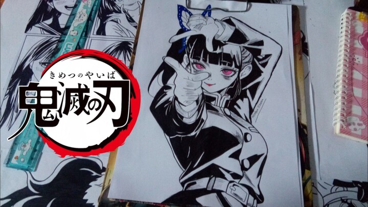[SPEED DRAWING] kanao Tsuyuri - Kimetsu no Yaiba