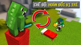 Minecraft Bedwars, Nhưng 30 Giây HOÁN ĐỔI VỊ TRÍ NGẪU NHIÊN Cùng Noob Team Siêu Hài