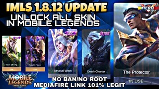 UNLOCK ALL SKINS AND RECALL EFFECTS ON MOBILE LEGENDS FOR FREE?! IMLS APP LATEST UPDATE (VER 1.8.12)