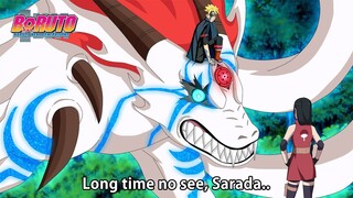 Sarada meet Boruto after 2 years with New Powerful Beast !! | Legendary animal in Boruto era