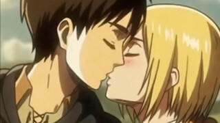 【Sora2】Eren and Historia kiss, Mikasa collapses
