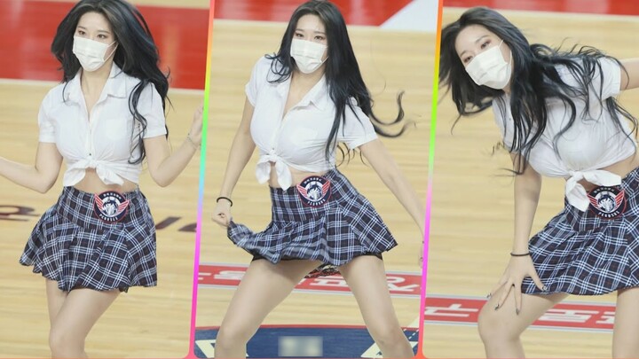 「4K」Cheerleader Kim Hyun-ji'OH MY GIRL - Dolphin' HD direct shot