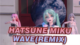 [Hatsune Miku |Blender Render|MMD]WAVE(Remix)