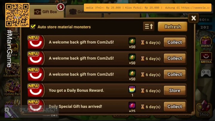 Summoners War Casual Daily Quest