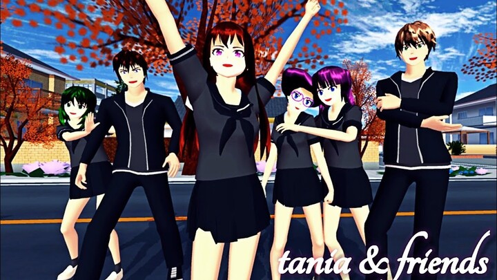 TANIA & FRIENDS #part 17 DRAMA SAKURA SCHOOL SIMULATOR | MUTIA ANIMASI | PEANUT BUTTER