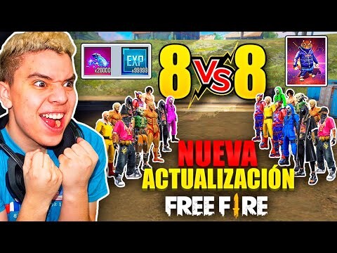 NUEVA GUERRA DE CLANES (8 VS 8) y COPA DUELO DE ESCUADRAS | PROBANDO LA ACTUALIZACION DE FREE FIRE !