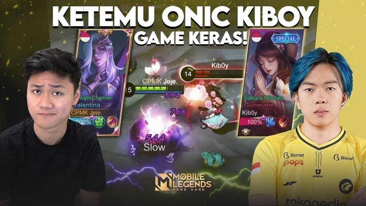 Ketemu ONIC Kiboy di Ranked Auto Serius Game Keras! Lagi Coba Hero - Mobile Lege