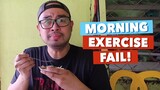 MORNING EXERCISE GONE WRONG! (EPIC FAIL) | Jed Madela