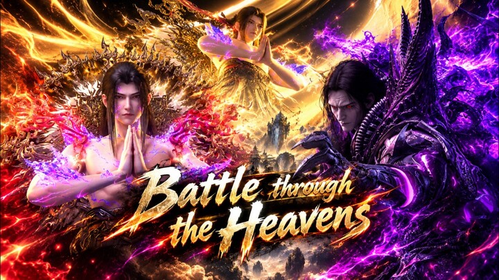 Xiao Yan vs Hun sha | Battle through the heavens eps 210