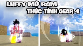 One Piece - Luffy Mũ Rơm Trở Thành Vua Hải Tặc Và Thức Tỉnh Sức Mạnh Gear 4 | Blox Fruit  Roblox