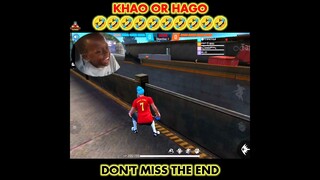 khao or hago😮 freefire very funny moment😂 op funny clip #shorts #freefireshorts #funny