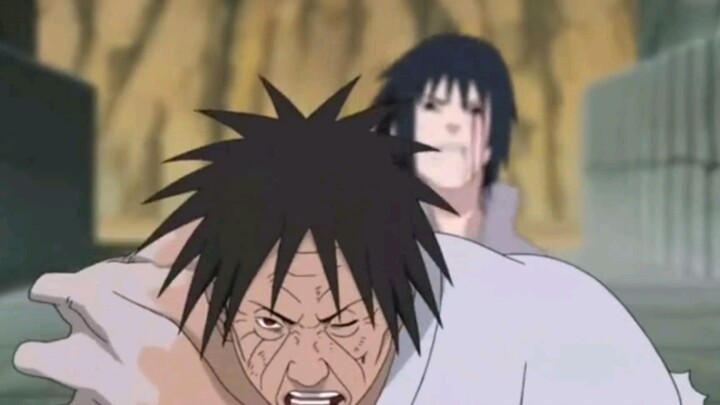 Famous scene in Naruto: Sasuke turns evil and kills the culprit Danzo, taking his first revenge. How