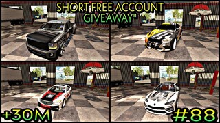 [🔴Short Free Account Giveaway#88 ] [ Rare Design+1695Hp ] Car Parking Multiplayer 4.7.4