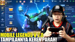 REVIEW MOBILE LEGENDS V 2.0 + LINK DOWNLOAD! TAMPILAN KEREN! LEBIH SMOOTH! LEBIH KENCENG! ANTI LAG!