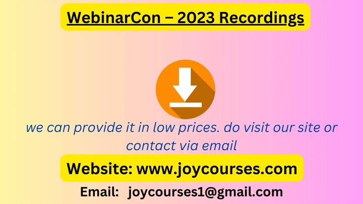 WebinarCon – 2023 Recordings