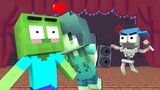 Monster School: FNF Challenge - Zombie vs Skeleton Battle | Minecraft Animation