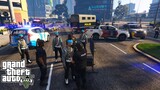 Patroli Ratusan Polisi Kepung Stasiun Yang Dibajak || GTA 5 Mod Polisi Indonesia