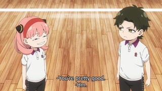 Damian asked Anya why she dodged the ball so much and Anya just laughed [ Spy x Family ]