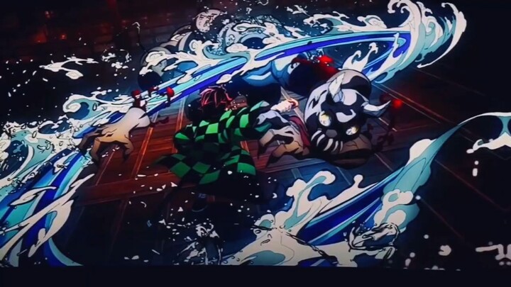 TANJIRO KAMADO dengan pedang dinginnya