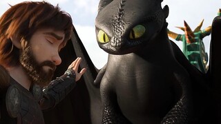 Toothless dan Hiccup bertemu lagi setelah lima tahun berpisah