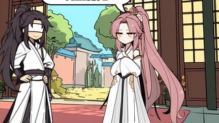 After recovering from his blindness, he discovered that his wife was actually the Empress of the mod