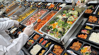 하루 5000개 대량생산! 꼭두새벽부터 만드는 정성가득한 떡갈비 탕수육 도시락 식품 공장 생생한 현장 / Lunch Box Factory / Korean Street Food