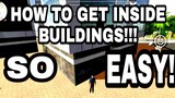 How to get inside buildings in Car Parking Multiplayer!!!