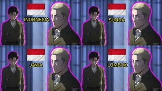 Parody 4 Bahasa || Erwin Minta HP 📱, Levi Ngamok 😂