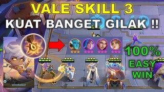 COMMANDER VALE SKILL 3 KUAT BANGET !! TERNYATA GINI CARA MAINNYA !! COMBO MAGIC CHESS TERKUAT 2024