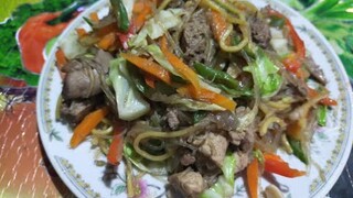 How to cook Pansit Sotanghon with Canton