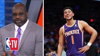 NBA Gametime reacts to Devin Booker shines lead Suns beat Mavericks 121-114 in Gm1; lead series 1-0