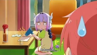 Poor kanna drop juice in her notebook彼女のノートに貧しいカンナドロップジュースMiss Kobayashi's Dragon Maid S