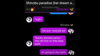 Shinobu's dream?! (Giyushino\shinogiyuu) (texting story) #demonslayer #giyuutomioka #shinobu #love