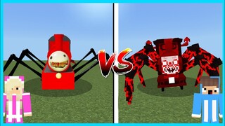 MIPAN & ZUZUZU Challange Build Battle Choo Choo Charles NOOB VS PRO!