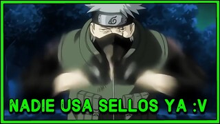 ¿Qué pasó con los sellos de mano en Naruto?