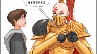 做出“亚拉那一卡”手势的寂静修女