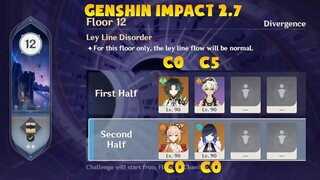 Xiao Bennett + Yoimiya Yelan - Spiral Abyss Floor 12 - Genshin Impact 2.7