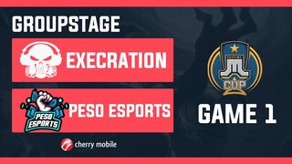 Just ML Cup Day 1 Execration vs Peso Esports Game 1 (BO3) | Just ML Mobile Legends