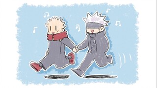 [Jujutsu Kaisen /五悠] Terbangkan Aku ke Bulan !(Kesalahpahaman arah)