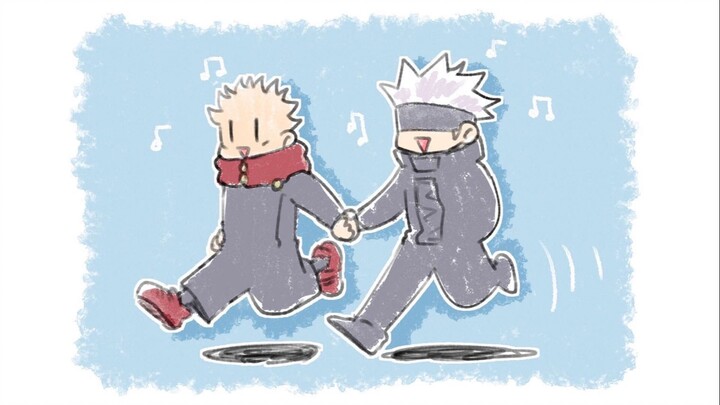 [Jujutsu Kaisen /五悠] Fly Me to the Moon !(Misunderstanding direction)