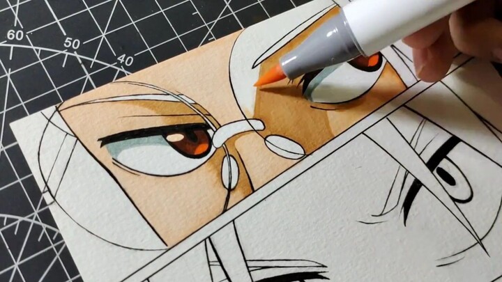 Drawing Anime eyes Sakamoto Days